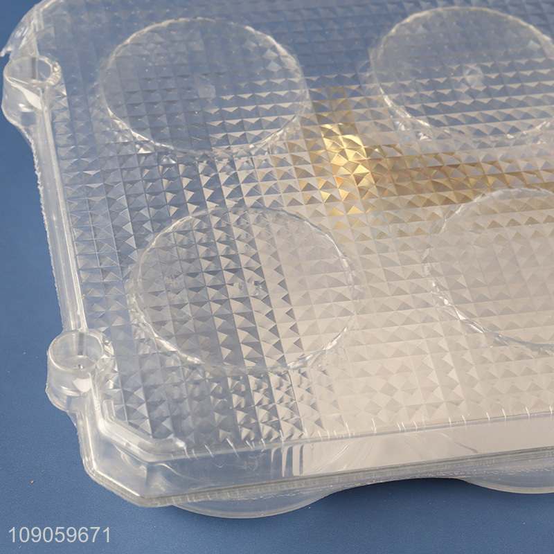 High Quality Clear Plastic Serving Tray with 8 Snacks Cotainers