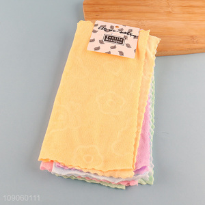 High Quality 5PCS Microfiber Cleaning Cloths Super Absorbent Cleaning Towels