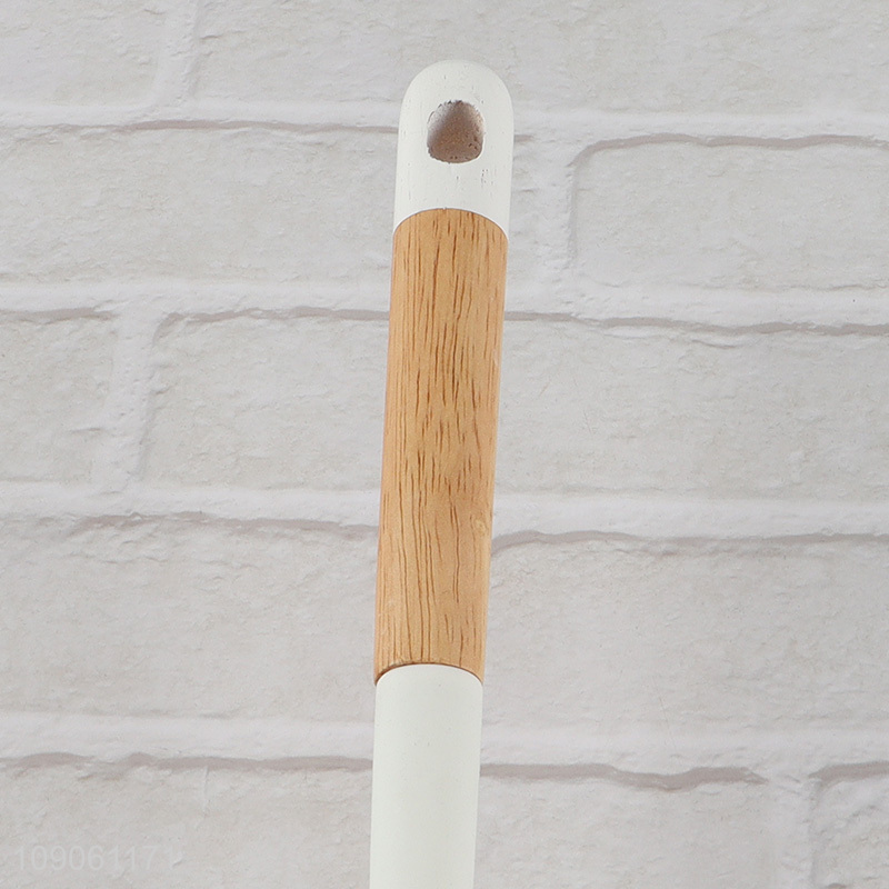 New arrival non-stick silicone butter spatula cheese spatula with wooden handle