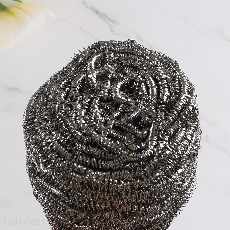 High Quality Stainless Steel Wool Scrubber Heavy Duty Dish Scrubber