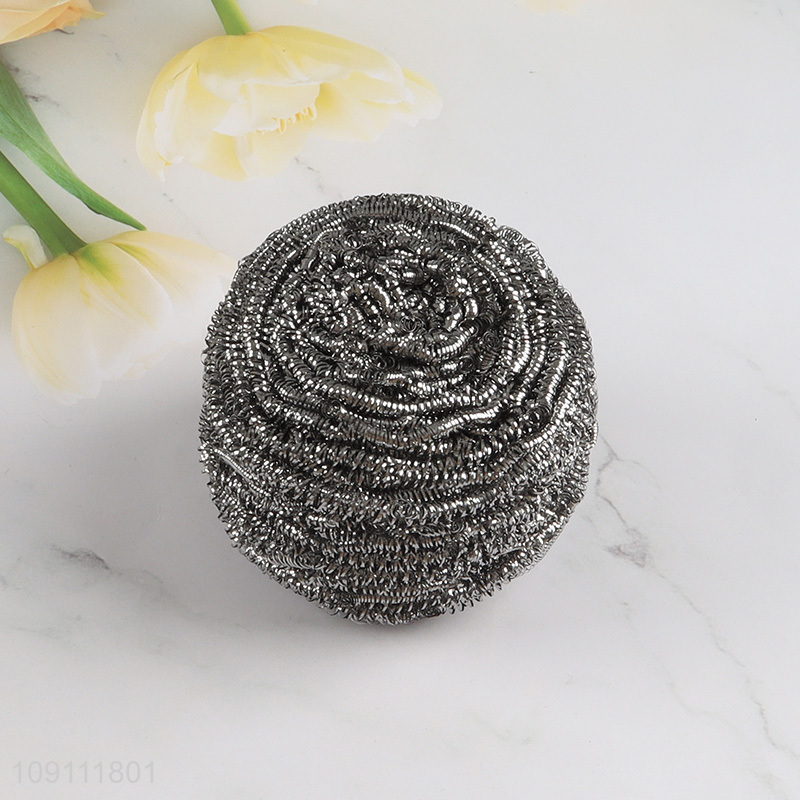 High Quality Stainless Steel Wool Scrubber Heavy Duty Dish Scrubber