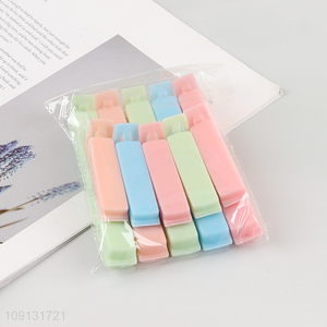 Hot Selling 10PCS Plastic Food Bag Clips Food Bag Sealing Clamps