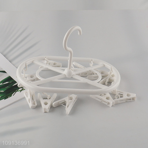 Online Wholesale <em>Clothes</em> Drying <em>Rack</em> Underwear Hangers with 10 Clips