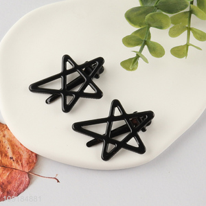 Top products 2pcs black <em>hairpin</em> hair clips hair accessories for girls