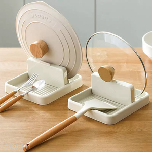 Good Quality Foldable Pot Lid Holder Spoon Rest for Kitchen Counter