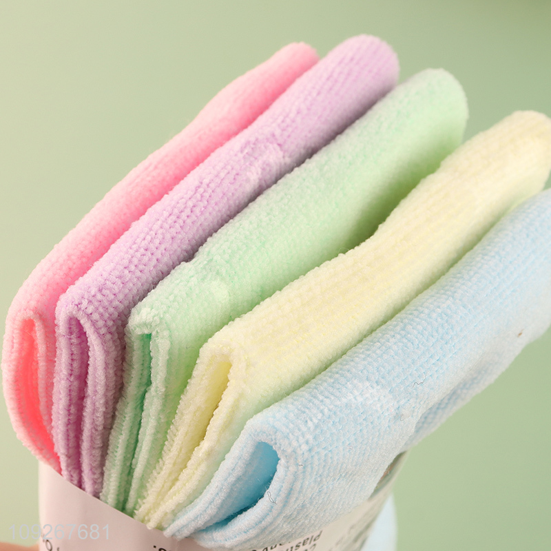 Good selling 5pcs home kitchen cleaning clothes cleaning towel set wholesale