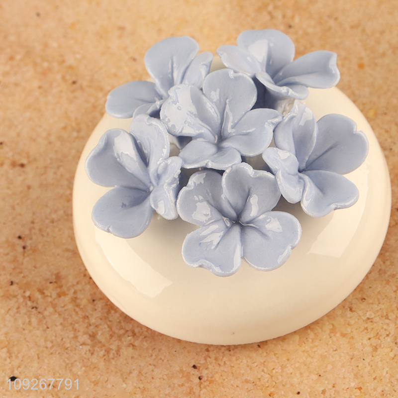 Online wholesale desktop decor delicate ceramic jewelry box storage box