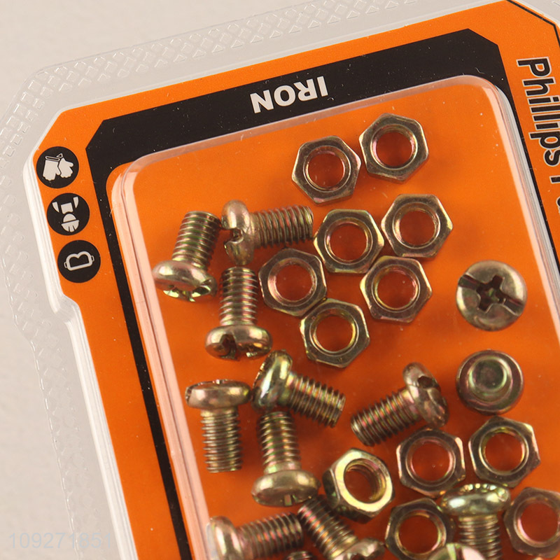 Best selling iron screws and nuts set hardware assortment kit