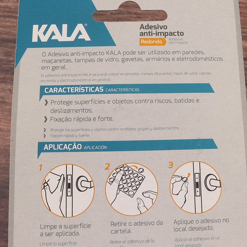 Low price anti-slip self-adhesive furniture EVA felt pads