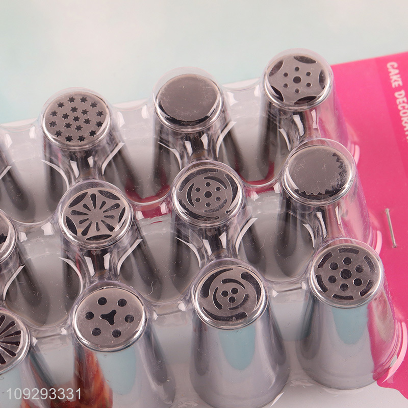 Factory price stainless steel cake decorating tool set