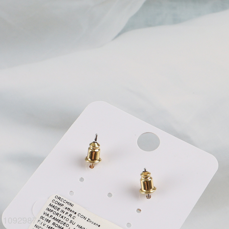 China supplier alloy fashion earrings ear studs for girls