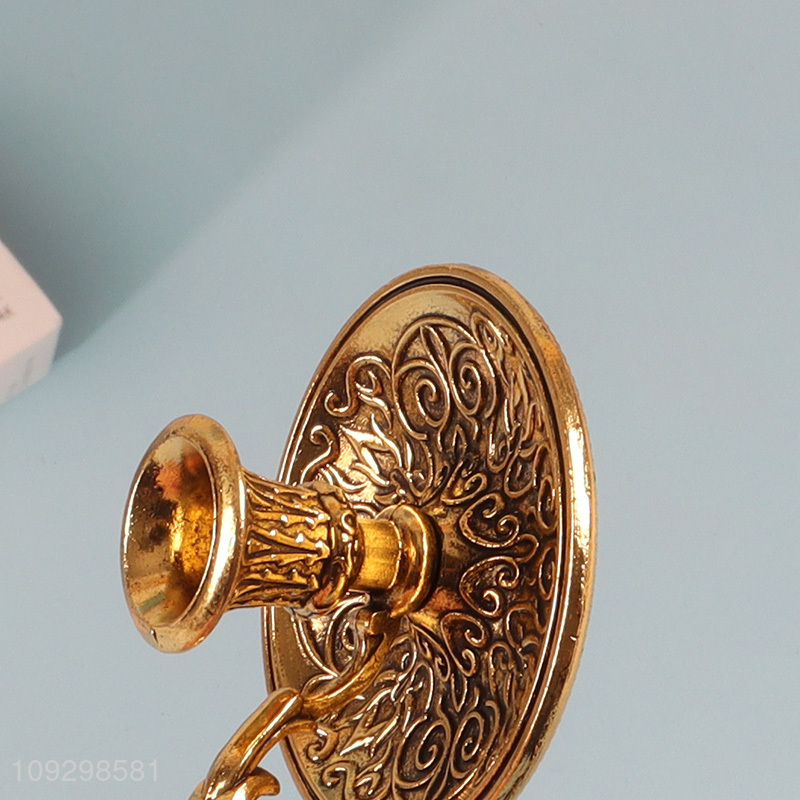 Top sale multicolor alloy candle holder ornament wholesale