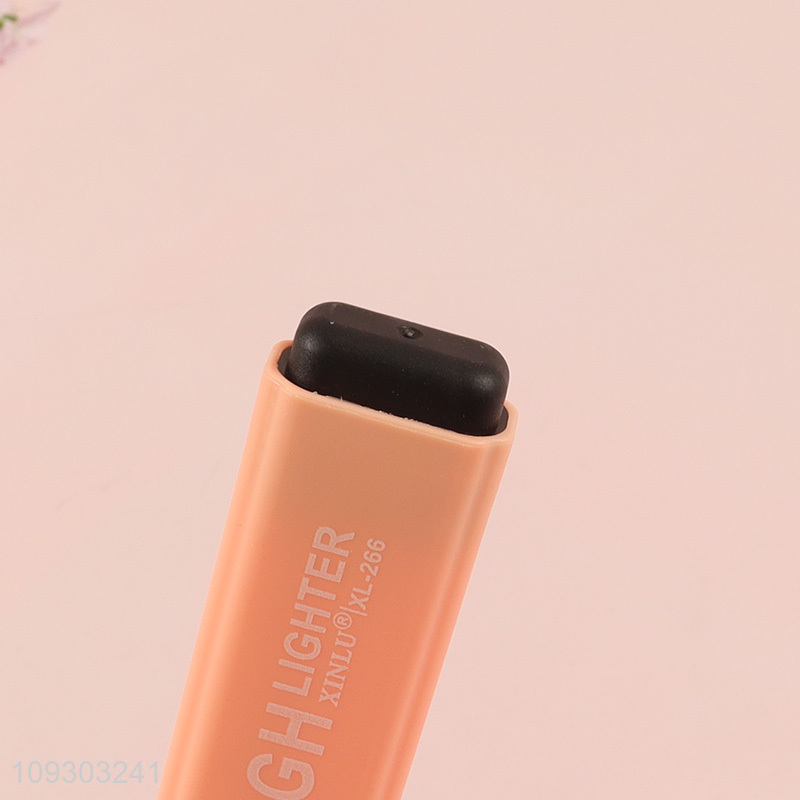Top sale 6pcs highlighter pen fluorescent pen set