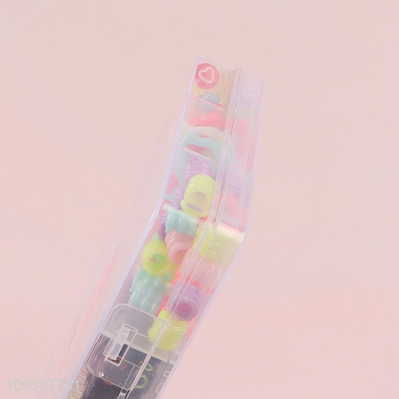 Hot selling colorful diy girls beaded set toys