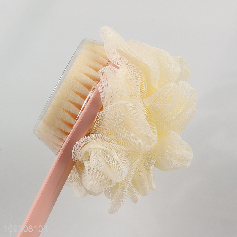 China wholesale 2in1 bath brush bath flower