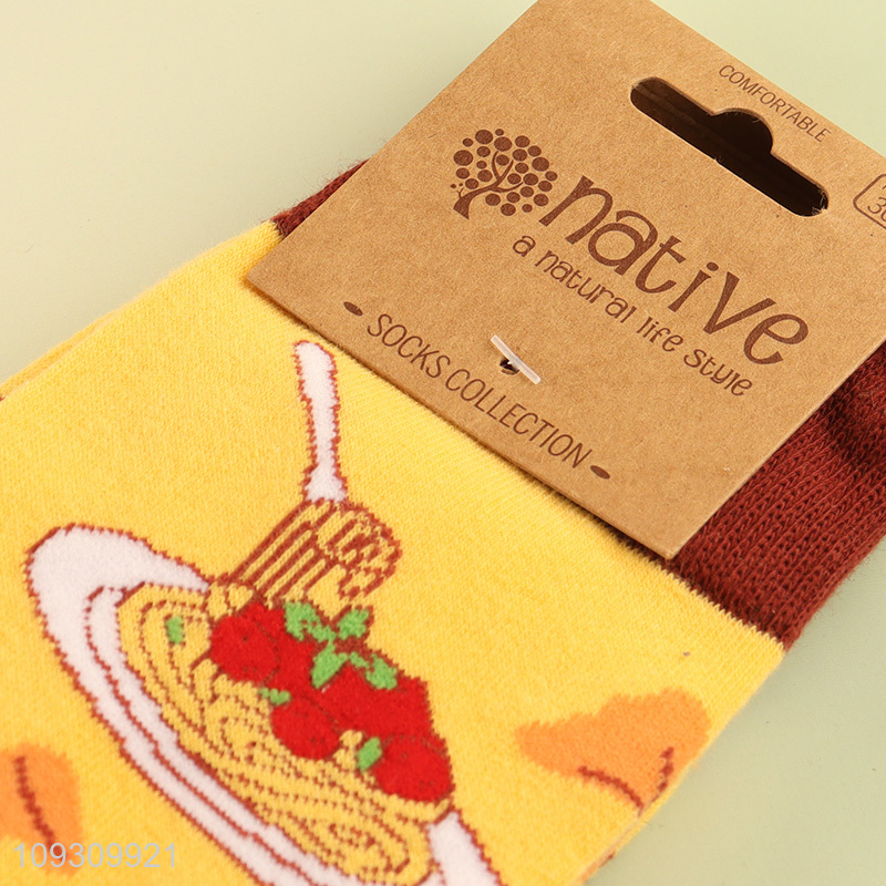 Popular products fashion cotton socks women crew socks