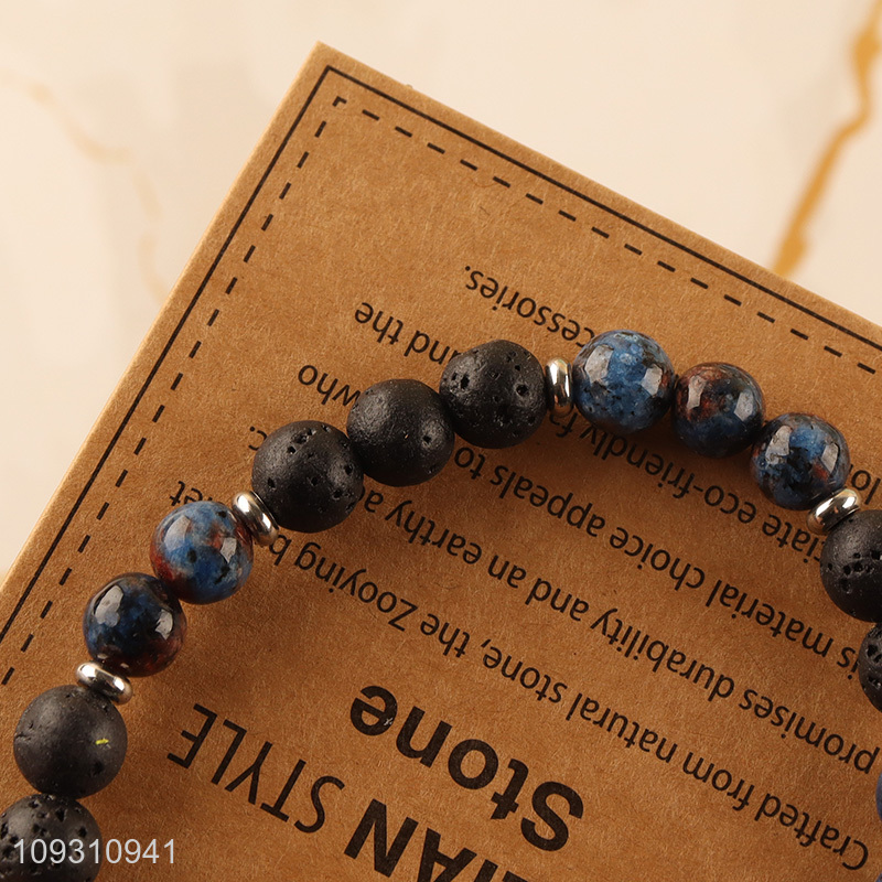 Factory price fashion jewelry stone beaded bracelet for gifts