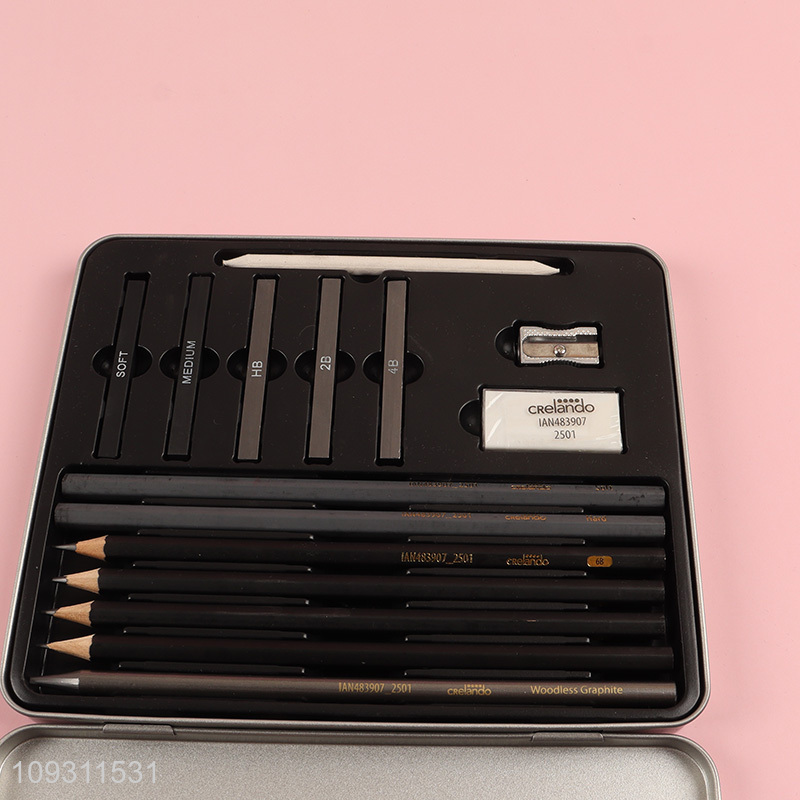 China wholesale professional sketech pencil set art supplies
