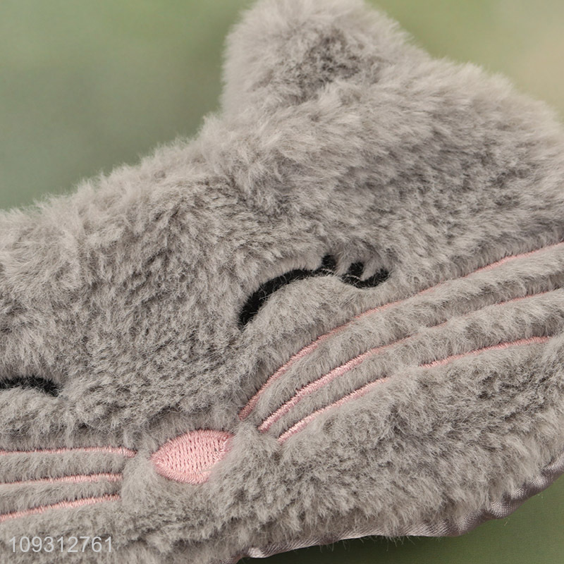 China wholesale plush travel sleeping eye mask
