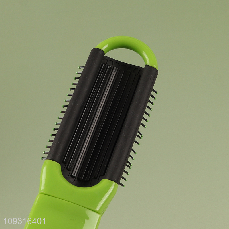 Good sale portable folding hair comb hair brush wholesale