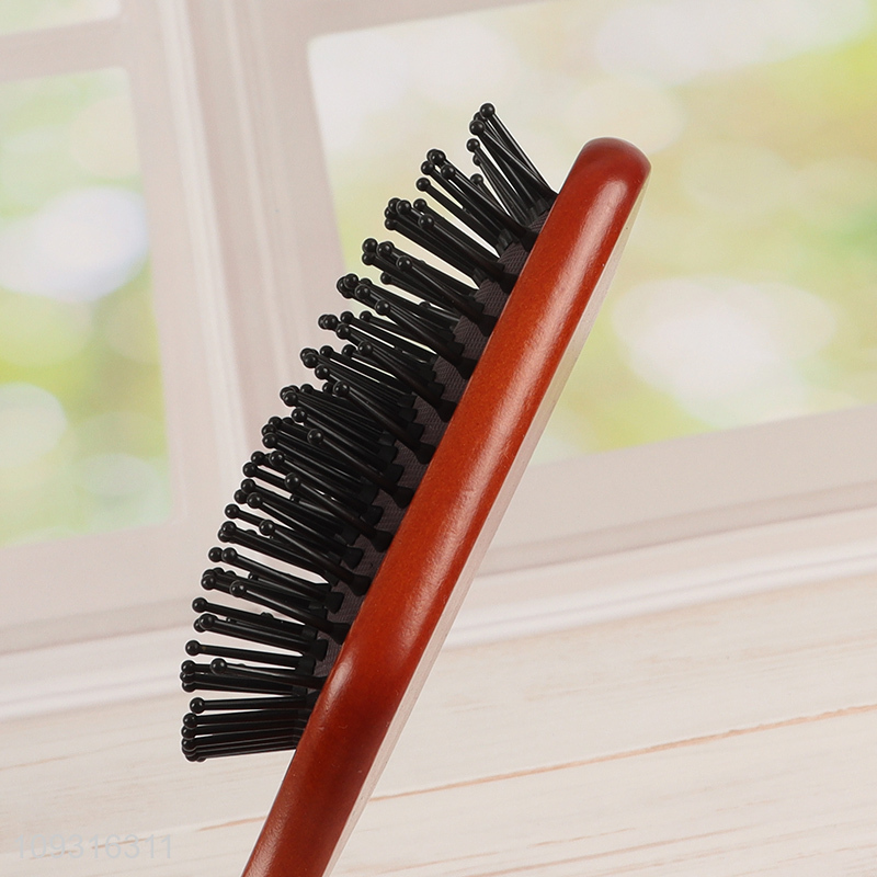 Factory supply wooden massage hair comb hair brush