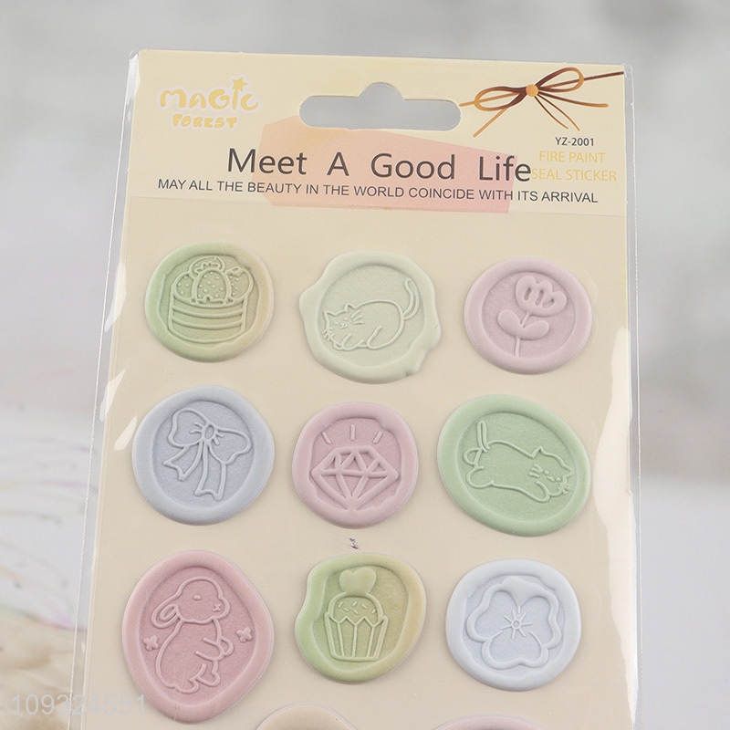 Hot products sticky wax seal sticker for sale