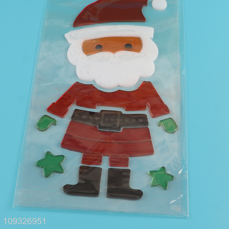 Low price decorative tpr Christmas sticker window sticker