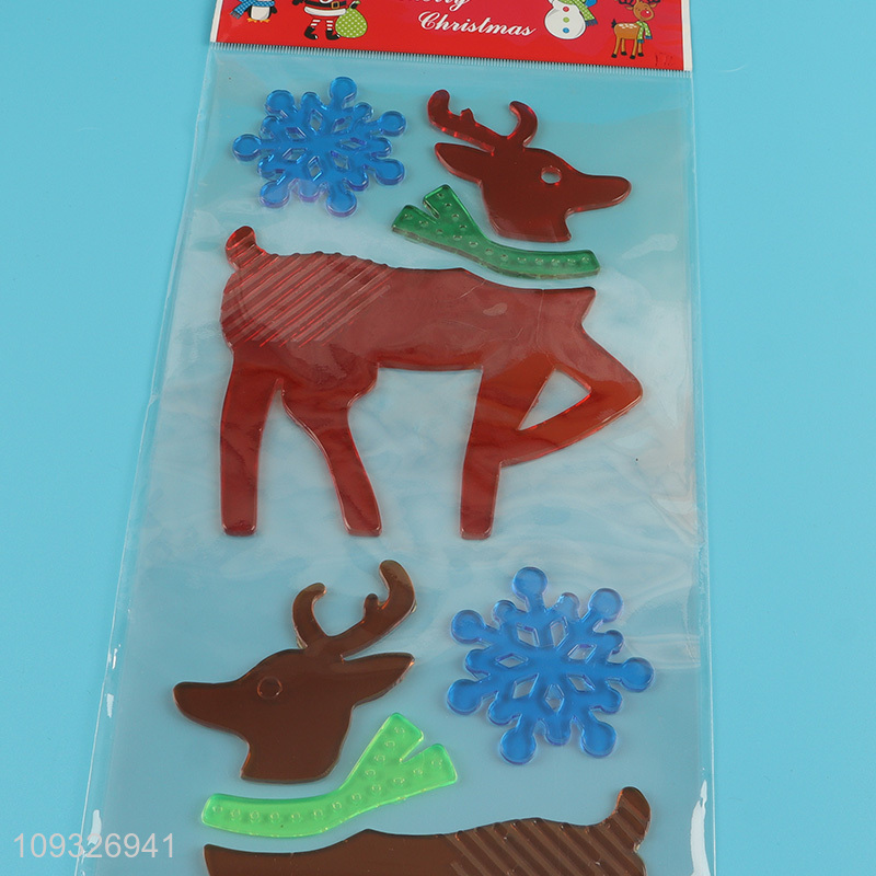 New arrival tpr Christmas sticker window sticker