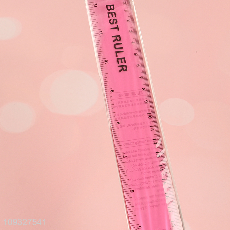 China products multicolor stationery plastic ruler