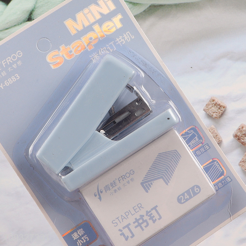 Top sale school students stationery stapler set
