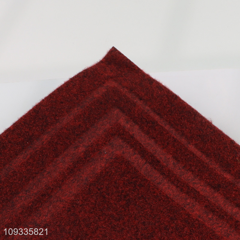 Factory price red welcome floor mat door mat