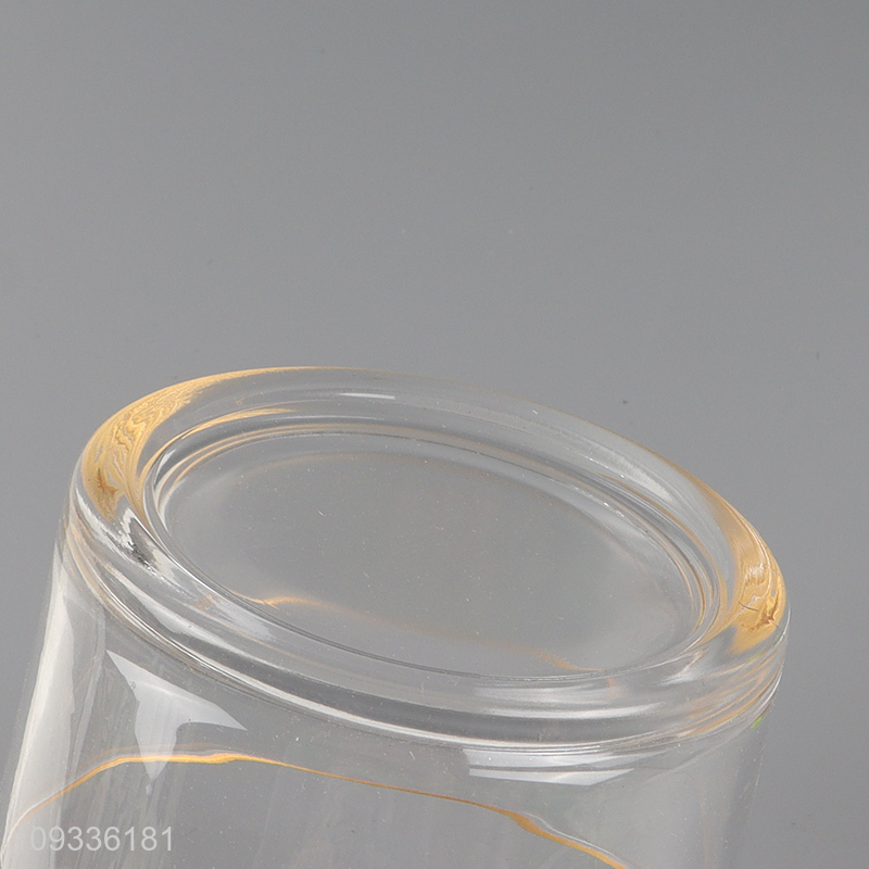 Hot selling transparent glass cup tea cup
