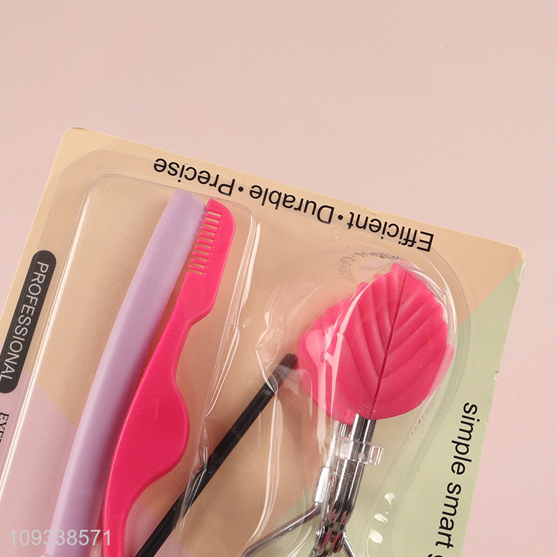 Good sale 4pcs makeup tool eyelash curler set