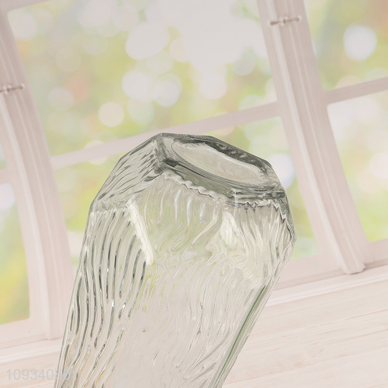 Latest products   clear glass hydroponic vase flower vase