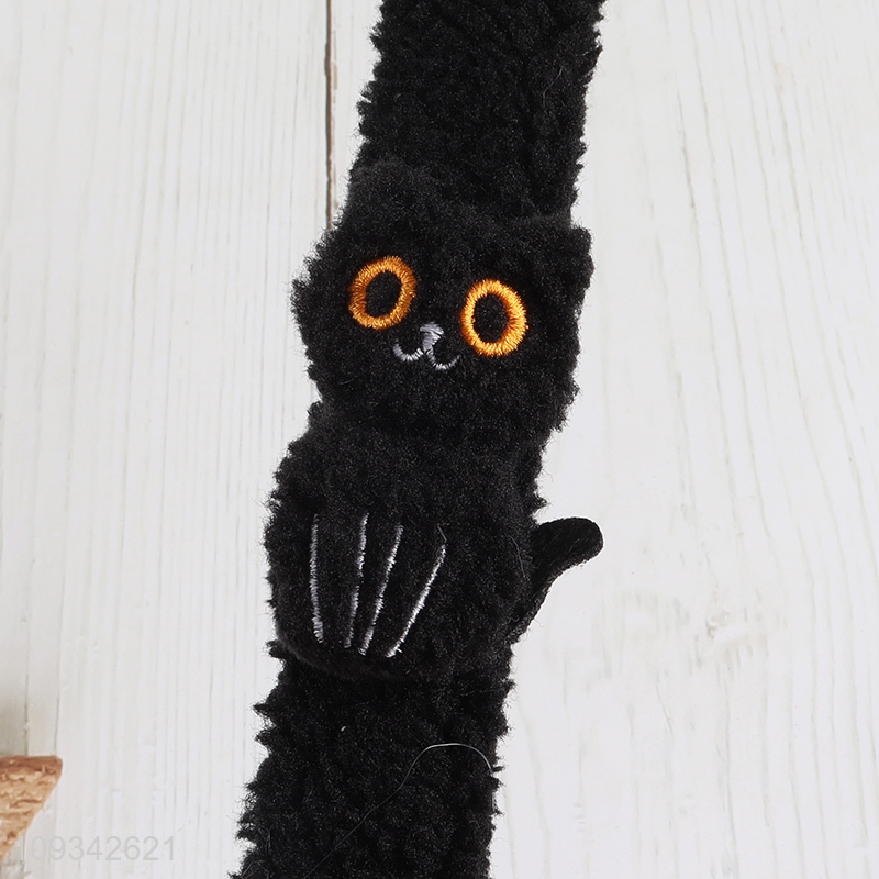 Good price halloween plush snap bracelet snap band