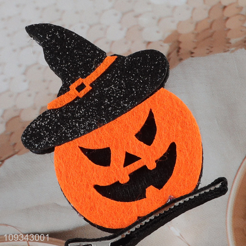 Good sale halloween mini clip pumpkin hair clips