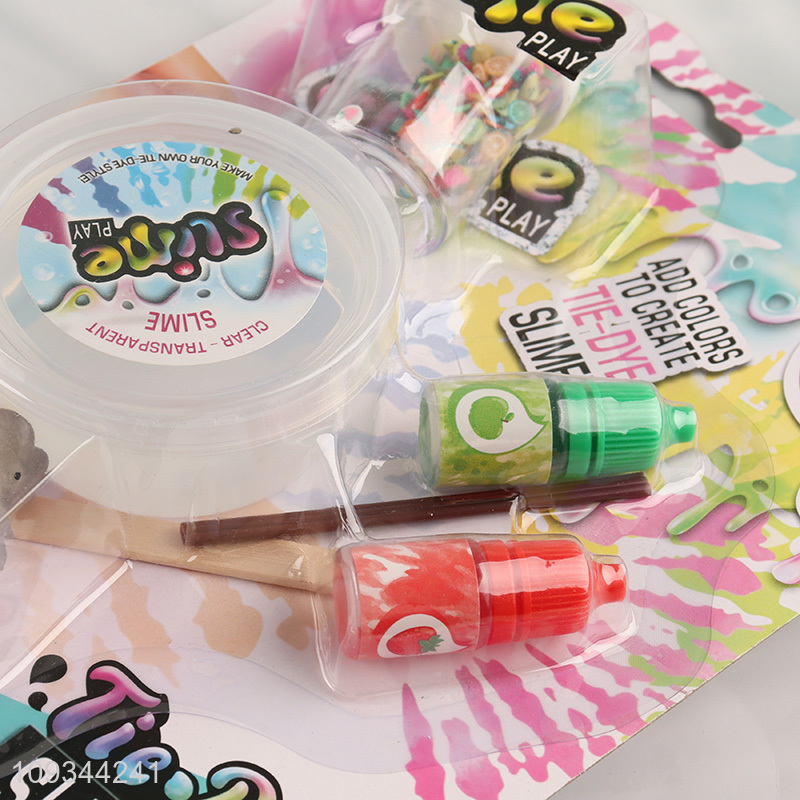 Factory direct sale diy 110g crystal slime toys for kids
