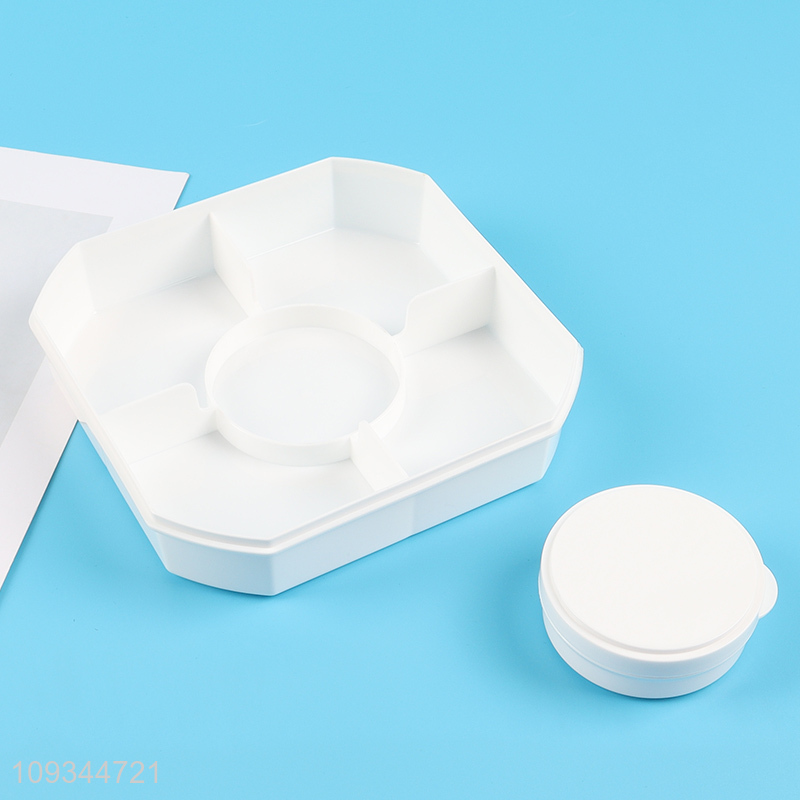 Good quality 1400ml plastic lunch box with cutlery