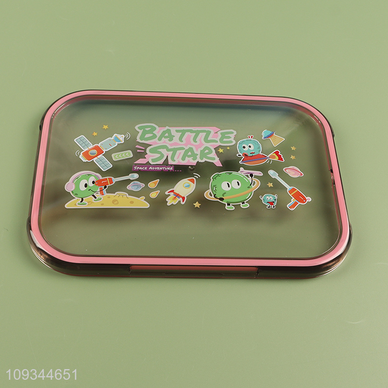 New product school kids cartoon lunch box