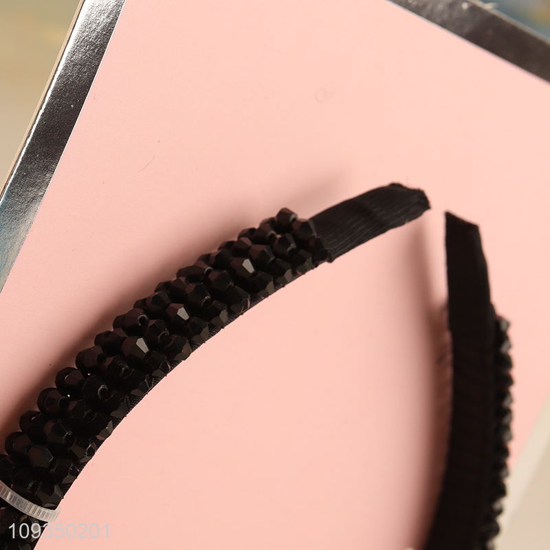 Low price black hair accessories hair hoop for girls