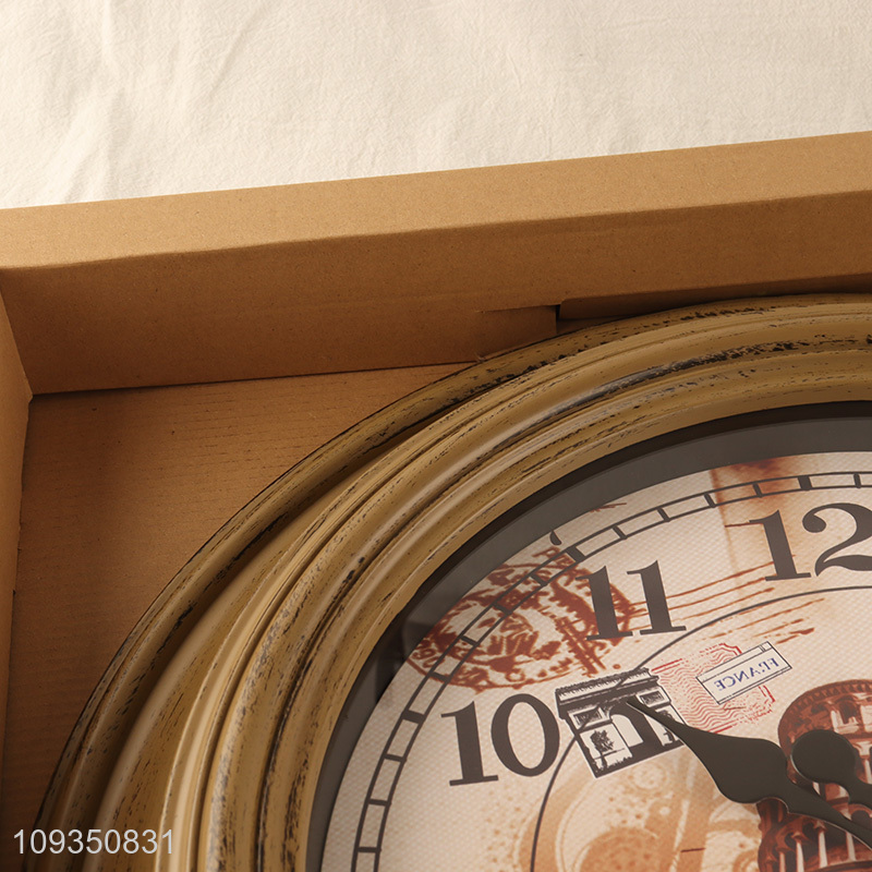 Popular products retro style wall clock hanging clock