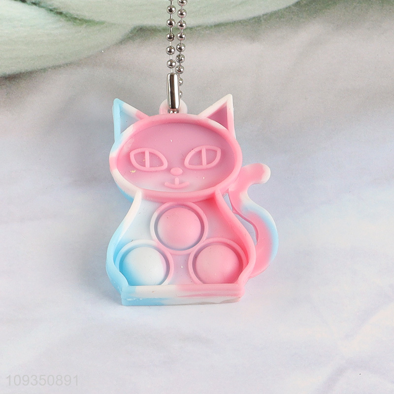 Hot selling Halloween cat keychain key rings