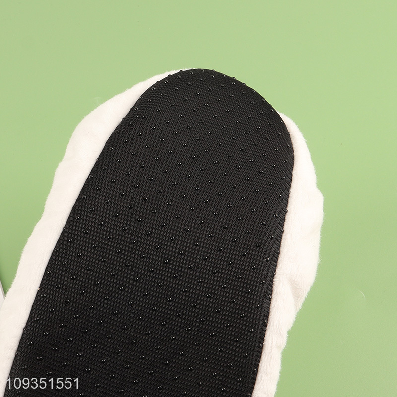 Hot sale rabbit girls winter floor slippers