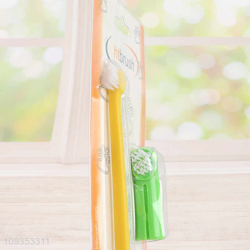 Top products pet teeth cleaning pet toothbrush for sale