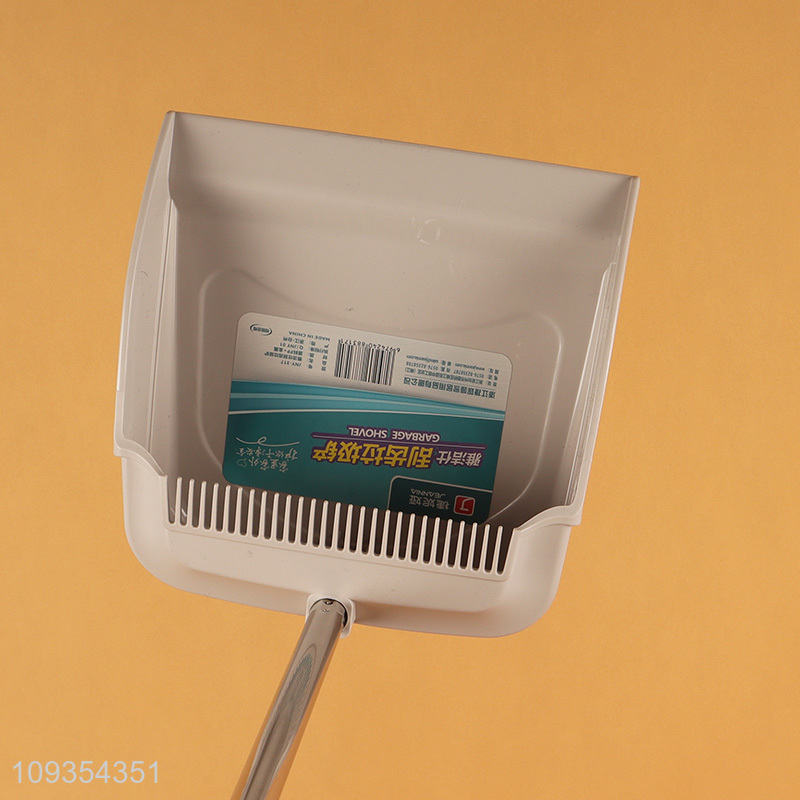 Yiwu market long handle plastic dustpan for sale