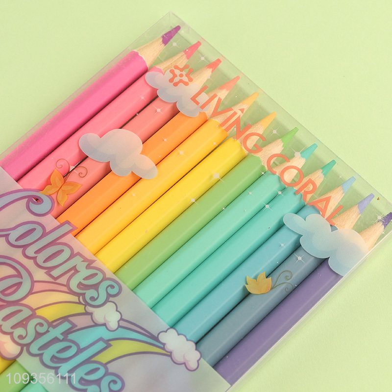 New style 12pcs painting colored pencils for kids
