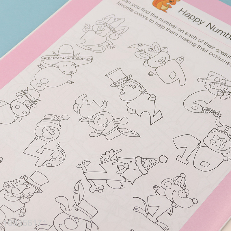 China wholesale 32pages children number learning book