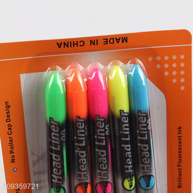 Latest products highlighter pen fluorescent pen set