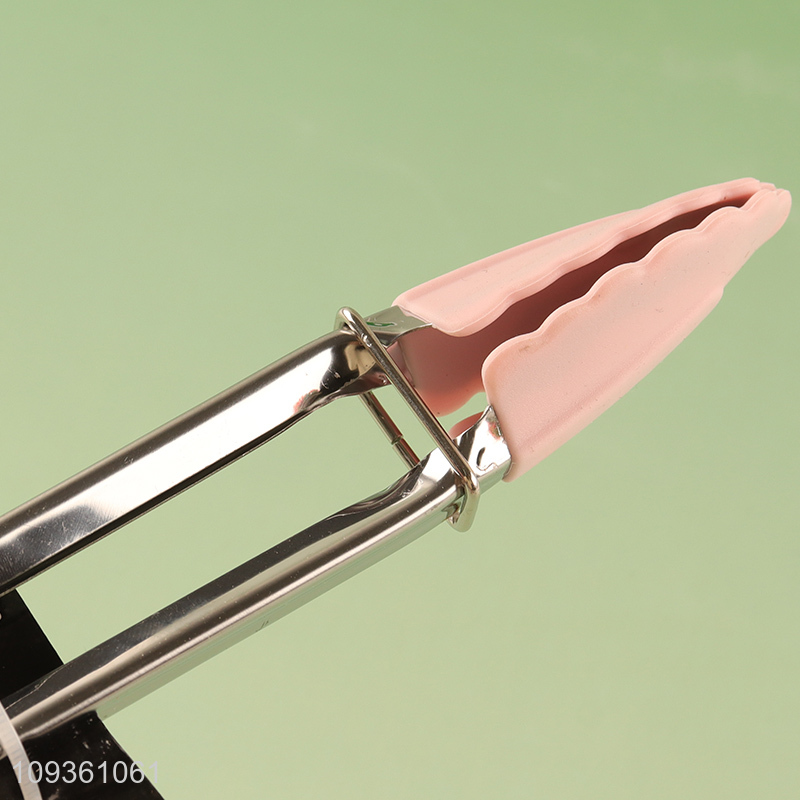 Top products 9-inch silicone food tongs food clips