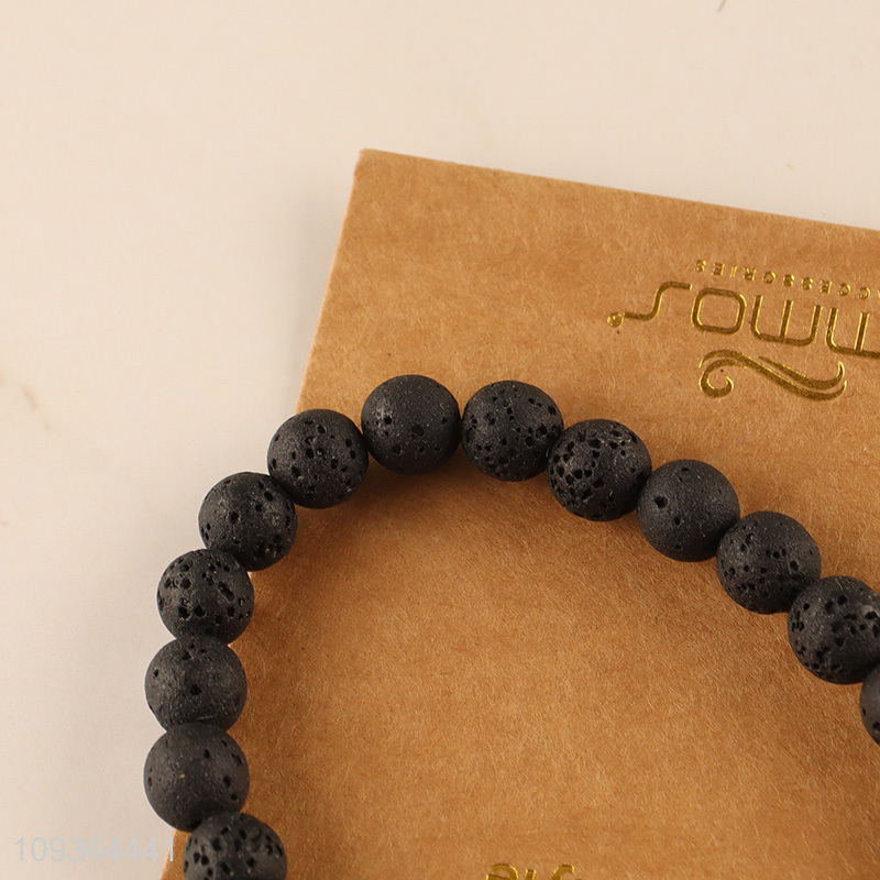 Wholesale men women fashion jewelry stone bracelet
